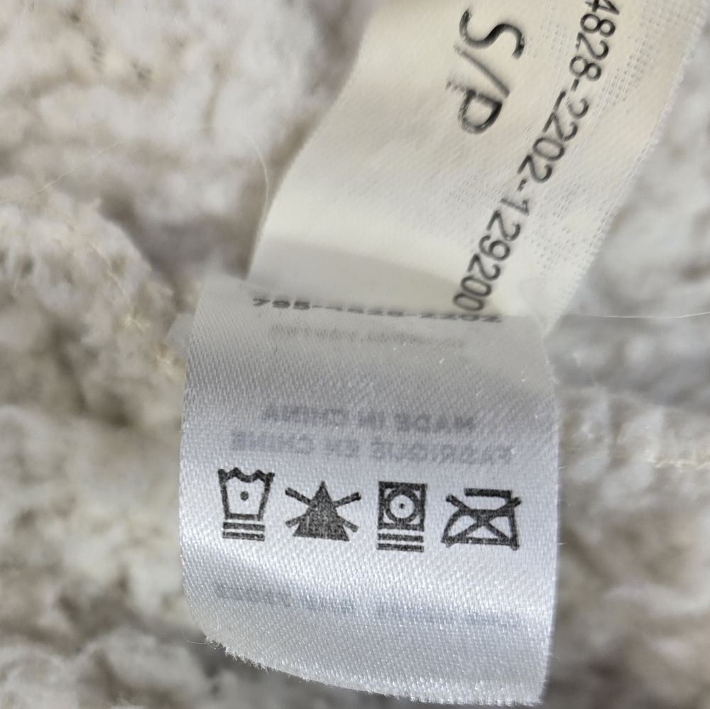 Bluenotes Off White Sherpa Vest Size Small Womens GUC - Picture 10 of 10